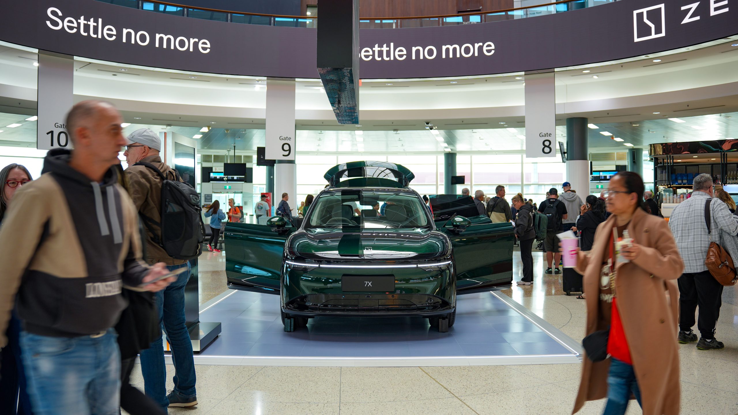 ZEEKR 7X Sydney Airport Pop-Up – Content Creation